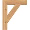 Ekena Millwork Traditional Block Smooth Bracket, Western Red Cedar, 3 1/2"W x 18"D x 22"H BKT04X18X22TRA05SWR - alternate 3